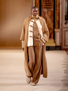 GILET PEAU LAINEE
