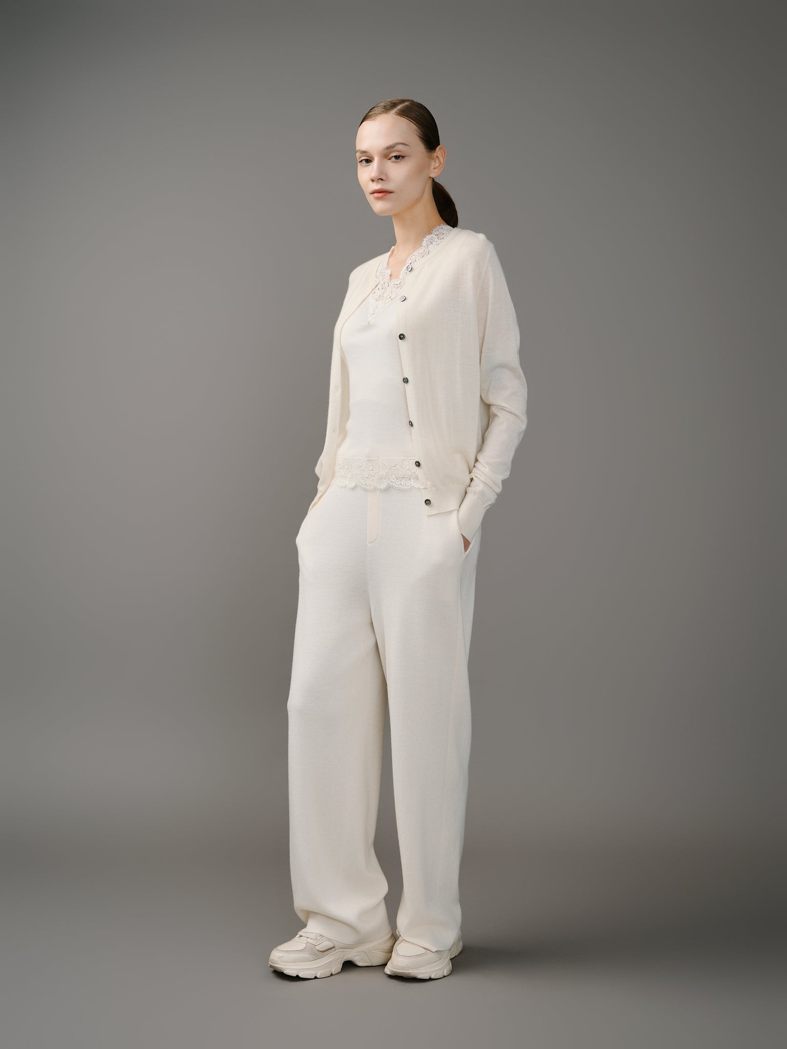 Gilet en laine mérinos fine