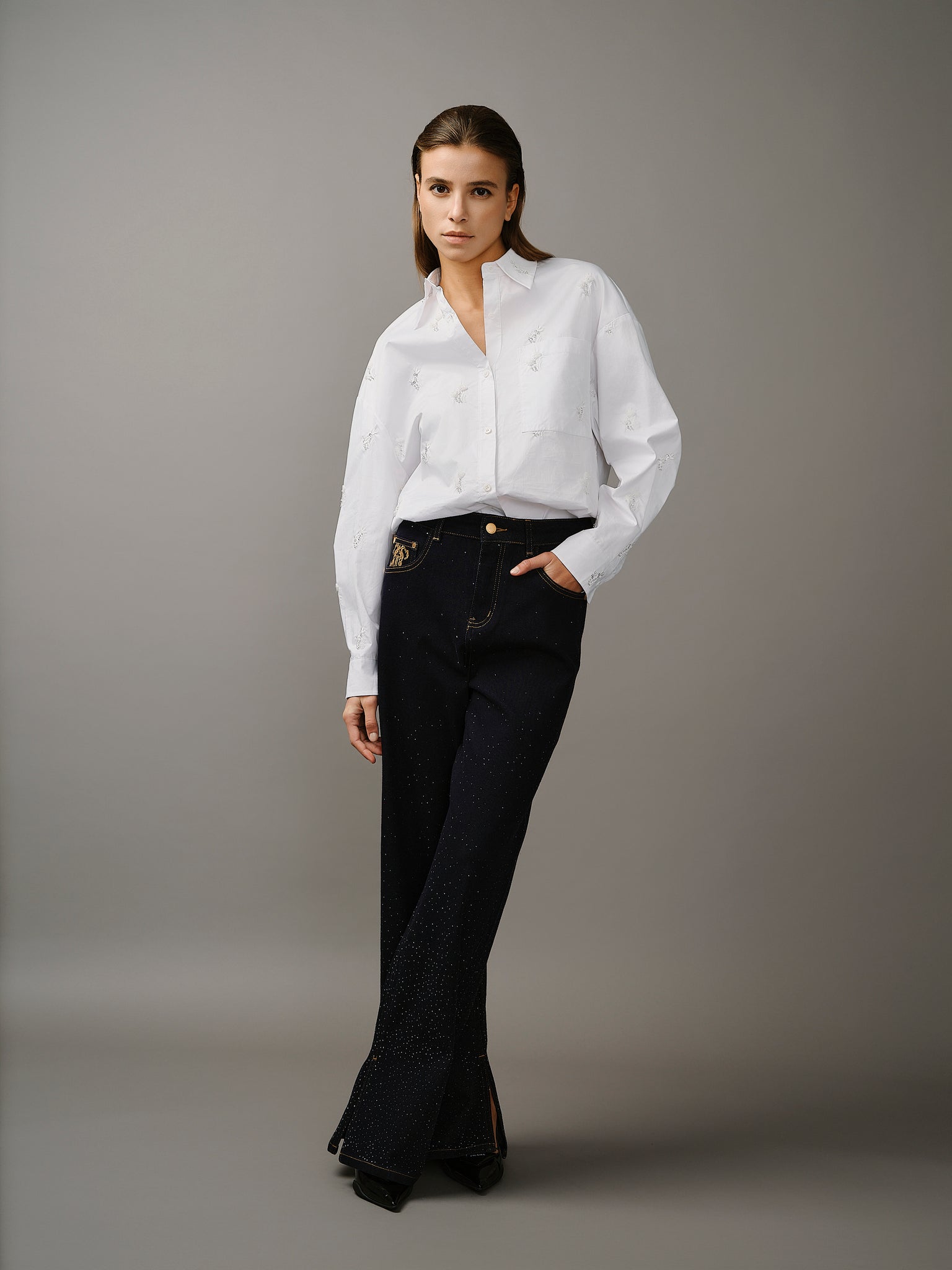 Chemise blanche oversize