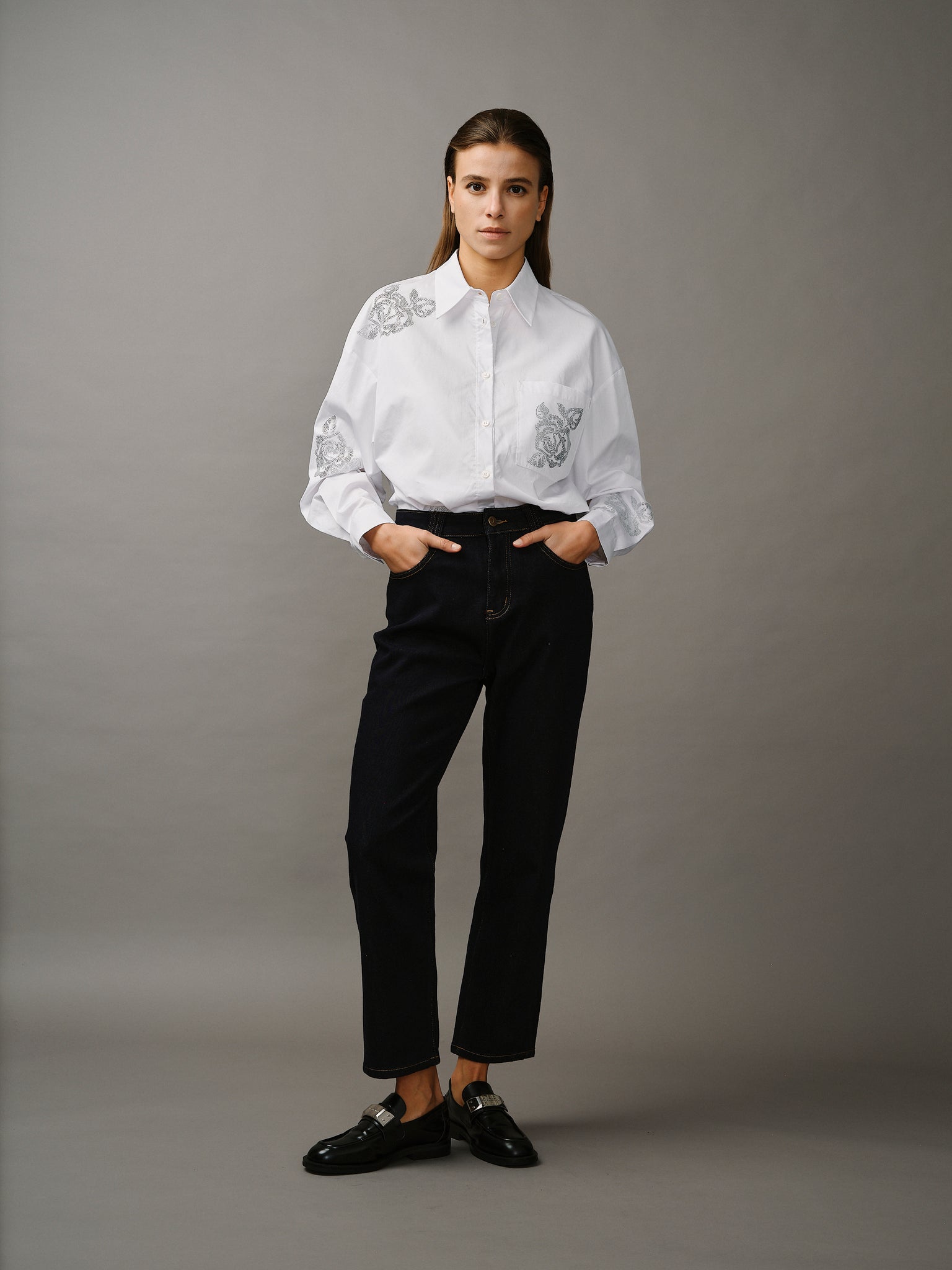 Chemise blanche en coton