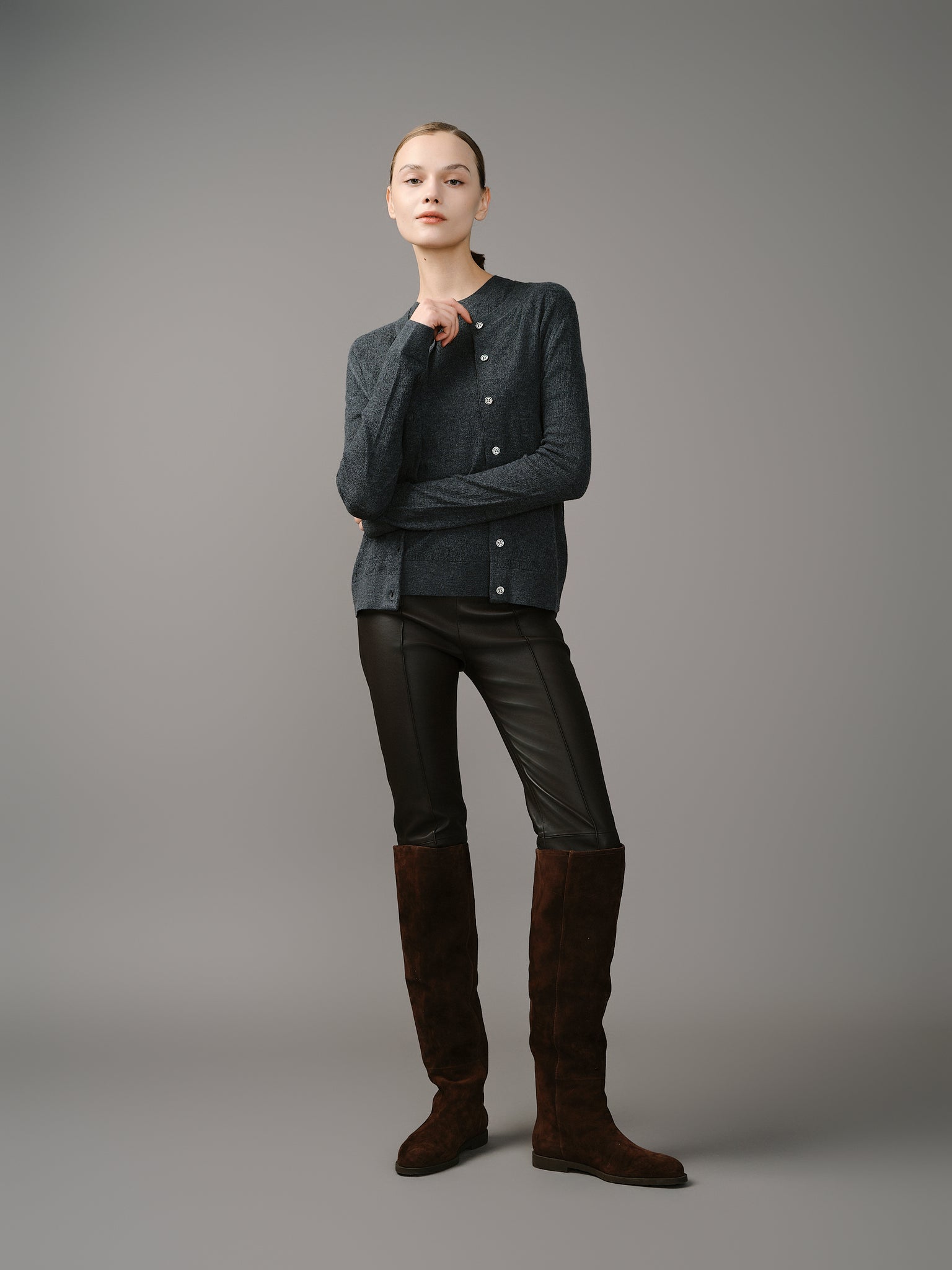 Gilet en laine mérinos fine
