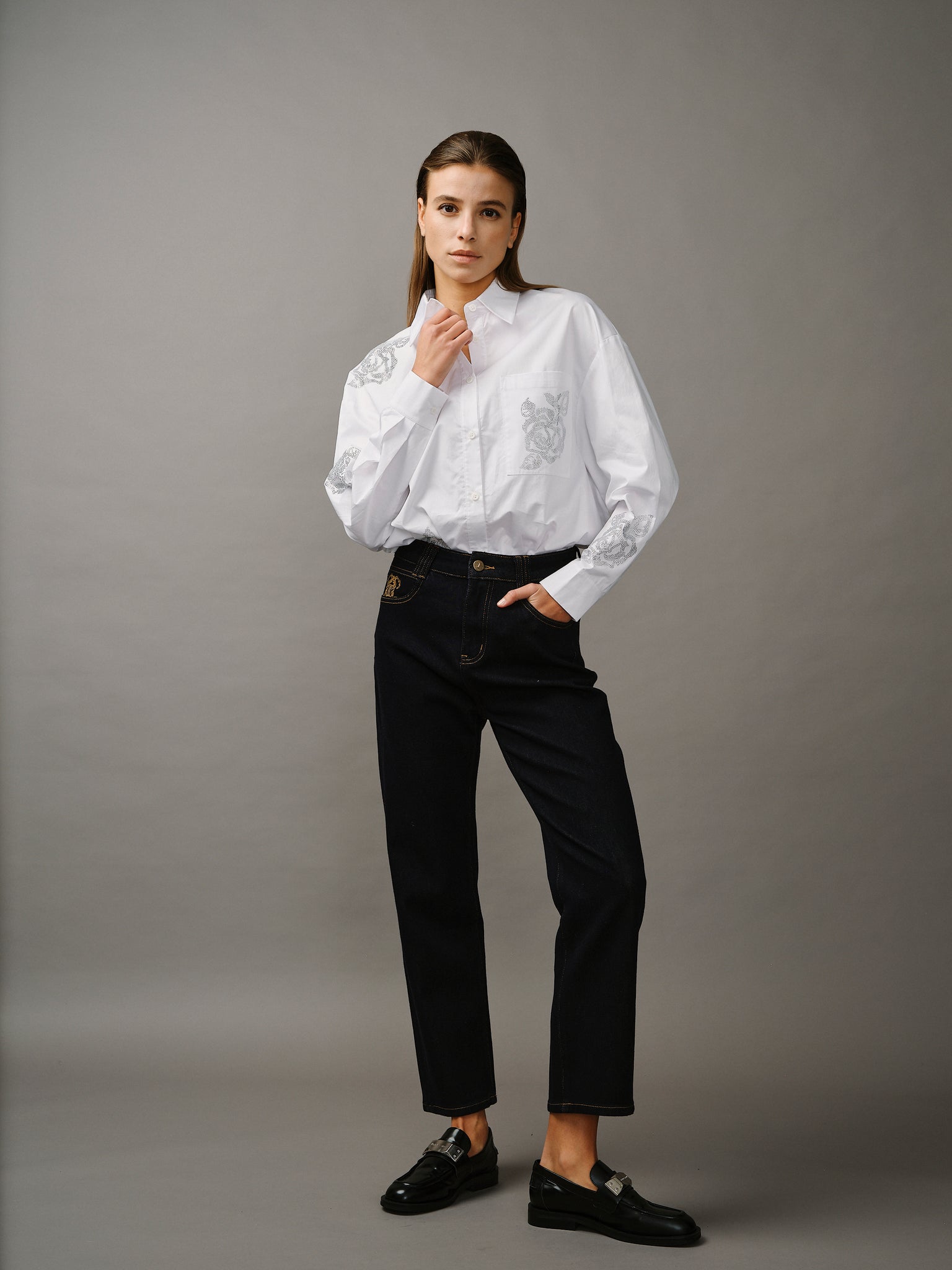 Chemise blanche en coton